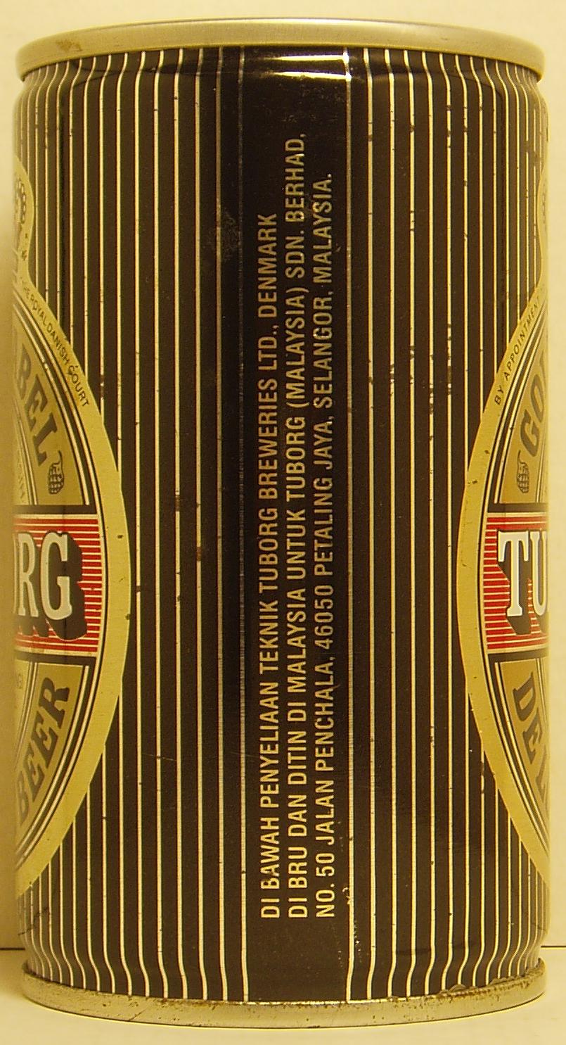 TUBORG GOLD LABEL DE LUXE BEER