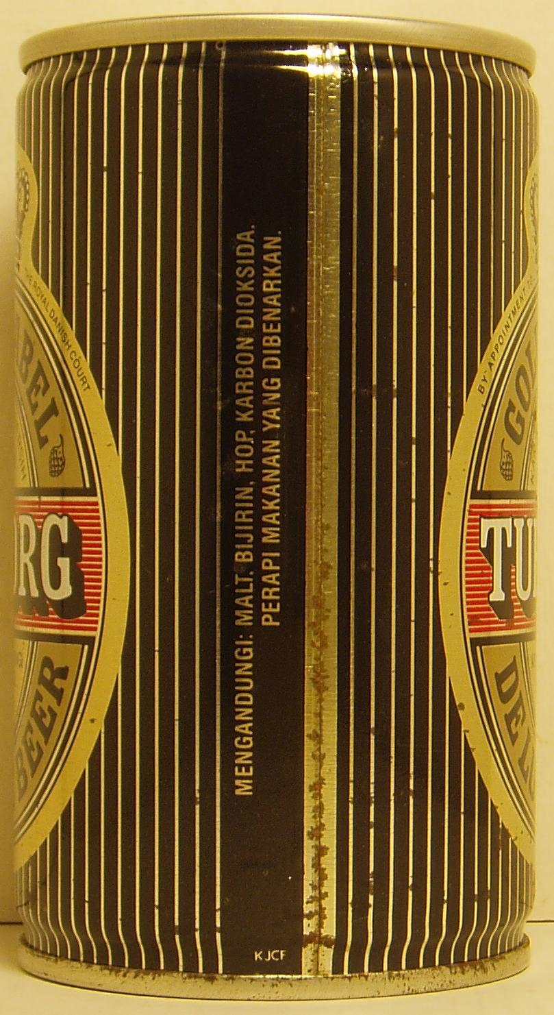 TUBORG GOLD LABEL DE LUXE BEER