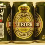TUBORG GOLD LABEL DE LUXE BEER