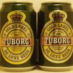 TUBORG GOLD LABEL DE LUXE BEER