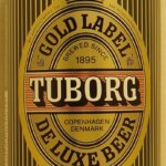 TUBORG GOLD LABEL DE LUXE BEER