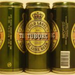 TUBORG GOLD LABEL DE LUXE BEER