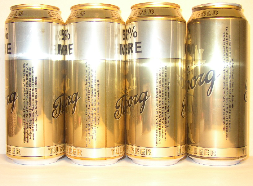 TUBORG GOLD LUXURY BEER