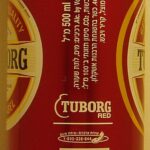TUBORG RED LABEL GENUINE QUALITY