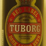 TUBORG RED LABEL DARK LAGER BEER