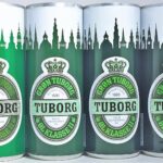 TUBORG GRØN TUBORG ØL KLASSE II, Copenhagen skyline