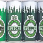 TUBORG GRØN TUBORG ØL KLASSE II, Copenhagen skyline
