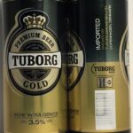 TUBORG GOLD PREMIUM BEER PURE INDULGENCE alc 3,5% vol, #14883