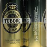 TUBORG GOLD PREMIUM BEER PURE INDULGENCE alc 3,5% vol, #14883