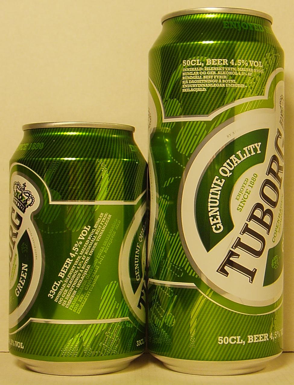 TUBORG GREEN GENUINE QUALITY