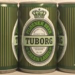 TUBORG GREEN LABEL PILSENER BEER,  1983-84