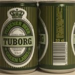 TUBORG GREEN LABEL PILSENER BEER, 1985