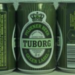 TUBORG GREEN LABEL PILSENER BEER, 1989-90