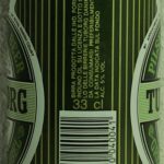 TUBORG GREEN LABEL PILSENER BEER, 1989