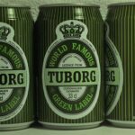 TUBORG GREEN LABEL WORLD FAMOUS,  1990