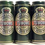 TUBORG GOLD LABEL DE LUXE BEER
