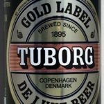 TUBORG GOLD LABEL DE LUXE BEER