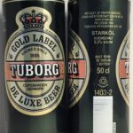 TUBORG GOLD LABEL DE LUXE BEER