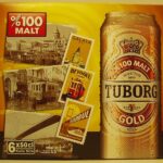 TUBORG GOLD BÍRA % 100 MALT