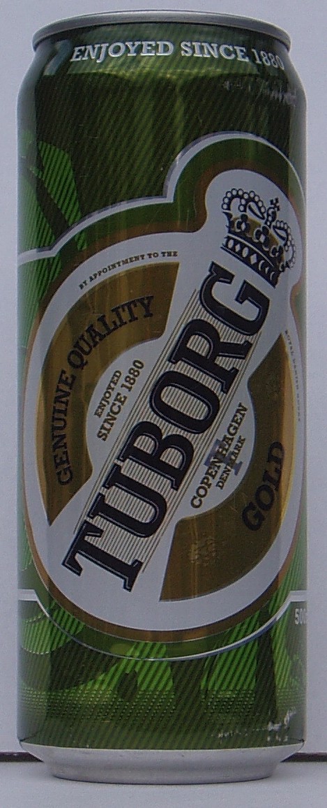 TUBORG GOLD GENUINE QUALITY