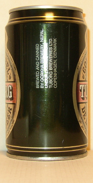 TUBORG GOLD LABEL DE LUXE BEER