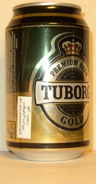 TUBORG GOLD PREMIUM BEER
