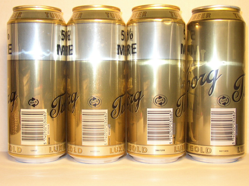 TUBORG GOLD LUXURY BEER