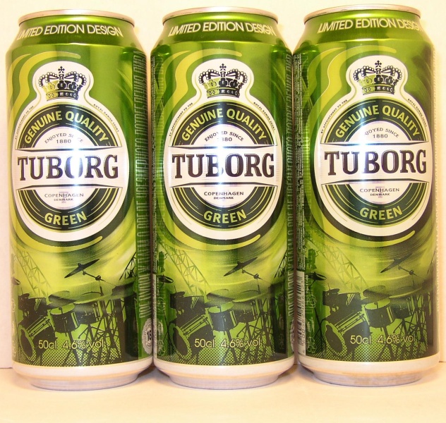 TUBORG GREEN GENUINE QUALITY