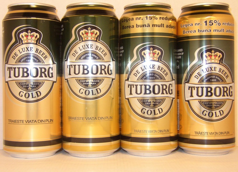 TUBORG GOLD DE LUXE BEER